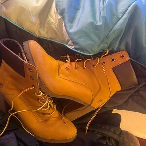 Timberland Women's Brown Heeled Boots